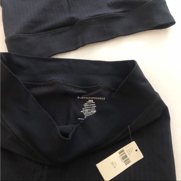 Anthropologie Colorblock Longline bike short Set - Picture 5 of 7